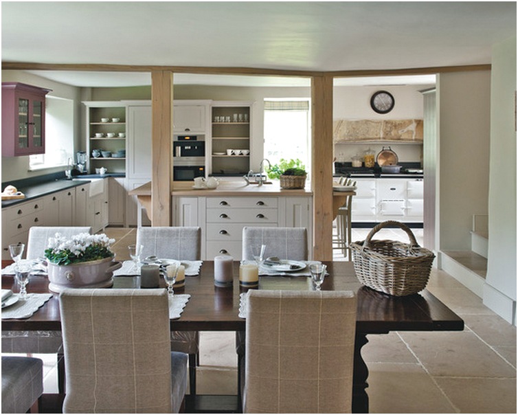 Desain ruang makan dan dapur minimalis mewah sederhana