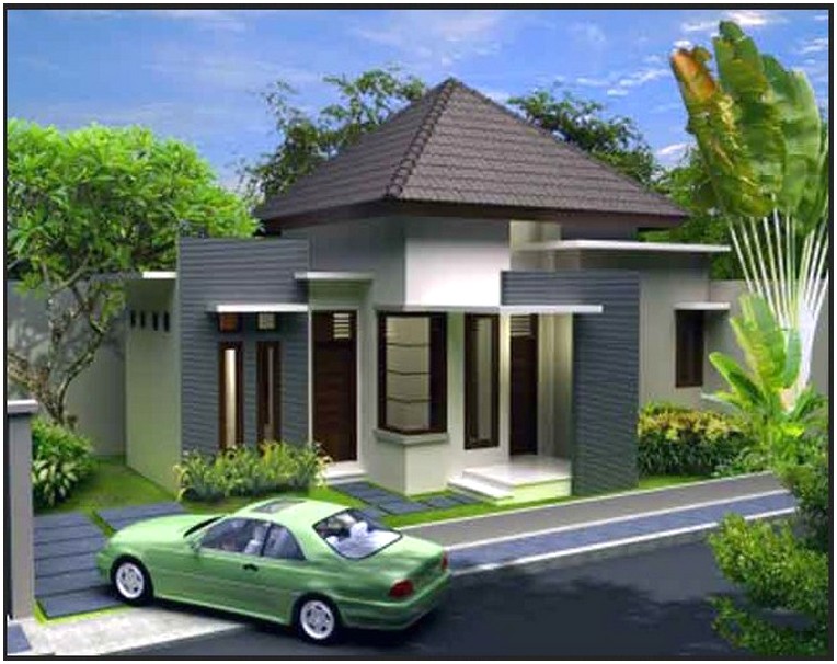 Model desain rumah minimalis 1 lantai mewah nyaman elegan konsep modern warna putih terbaik