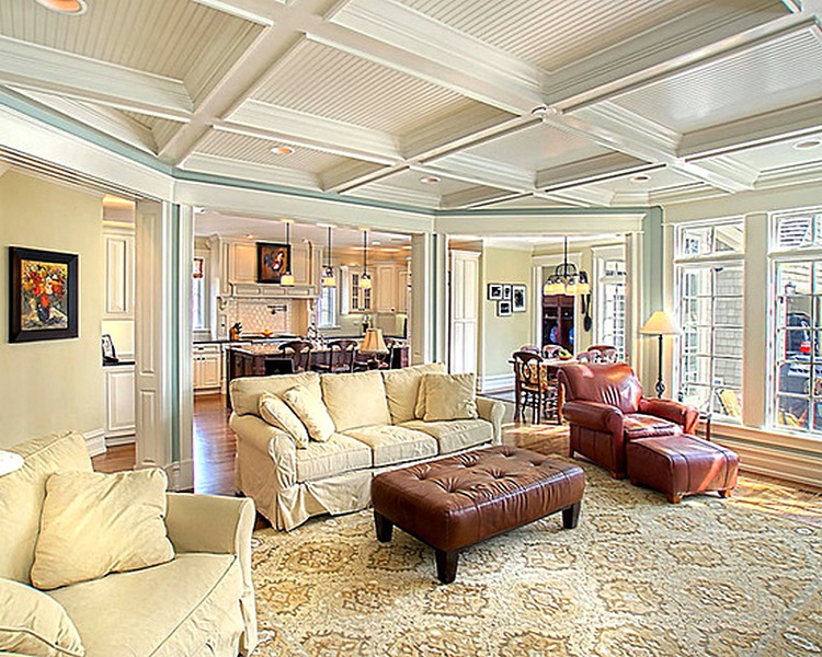 Model Plafon Gypsum Ruang Tamu Sederhana Elegan Mungil