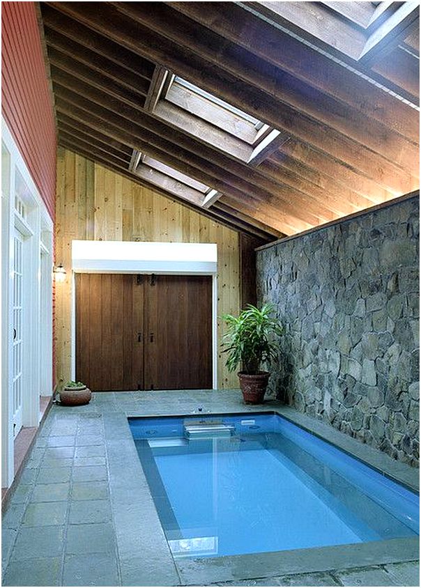 Kolam Renang Minimalis Didalam Rumah