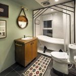 Desain Kamar Mandi Minimalis Modern Bergaya Vintage