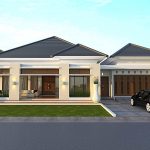 Desain Rumah Minimalis Type 45 1 Lantai Tampak Depan