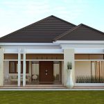 Desain Rumah Minimalis Type 45 Modern Tampak Depan