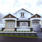 Model Rumah Minimalis 2 Lantai Yang Unik Tampak Depan