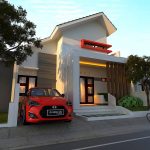 Model Rumah Minimalis Modern 2 Lantai Tampak Depan