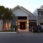 Rumah Minimalis Sederhana Bergaya Modern 1 Lantai Tampak Depan