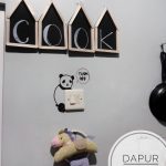 Dekorasi Dapur Dengan Hiasan Dinding Tulisan Dari Stik Es Krim