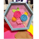 Hiasan Dinding Hasil Kerajinan Stik Es Krim