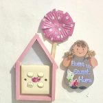 Hiasan Dinding Sakelar Lampu Dari Stik Es Krim