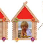 Kerajinan Stik Es Krim Pajangan Foto Bingkai Foto Dari Stik Es Krim