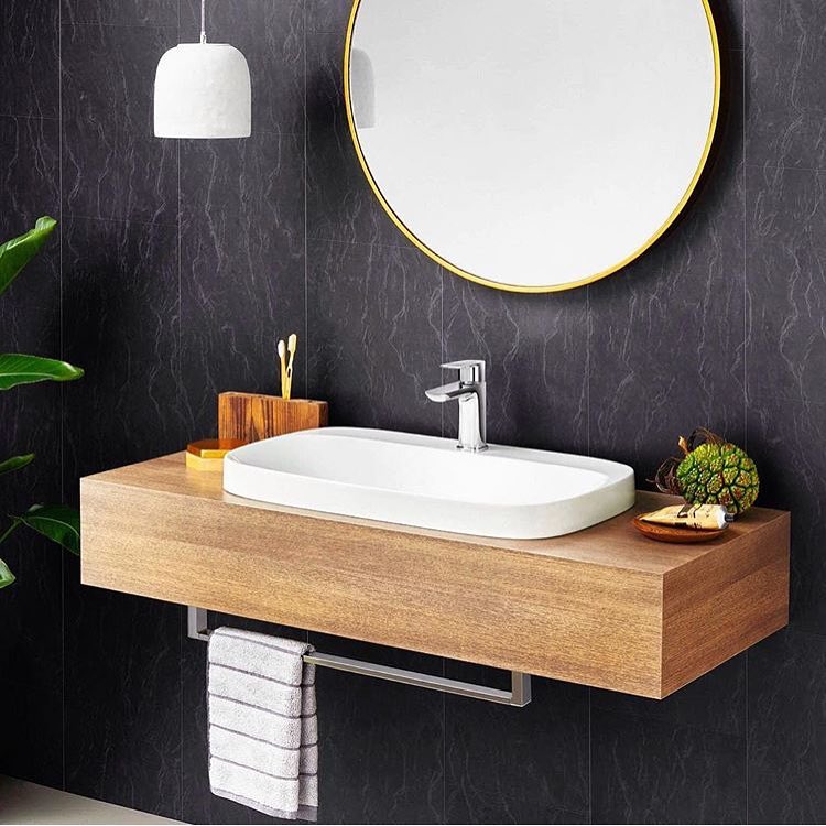 Wastafel Minimalis Modern Masa Kini Kamar Mandi Minimalis