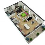 Denah Rumah Minimalis 2 Kamar Tidur Untuk Perumahan Sederhana