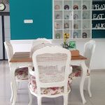 Gambar Desain Meja Makan Shabby Chic Minimalis
