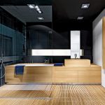 Model Kamar Mandi Mewah Dengan Lantai Kayu