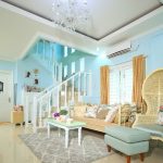 Ruang Keluarga Shabby Chic
