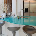 Desain Meja Dapur Kaca Minimalis