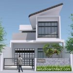 Foto Rumah Modern 2 Lantai Mewah Minimalis