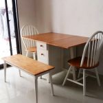 Meja Makan Lipat Set Minimalis