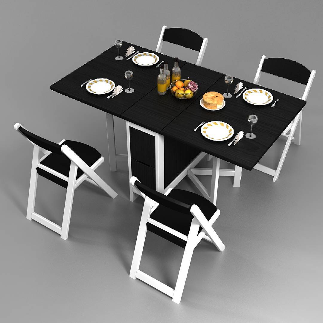 Model Meja Makan Lipat Terbaru