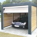 Desain Garasi Mobil Dari Kayu