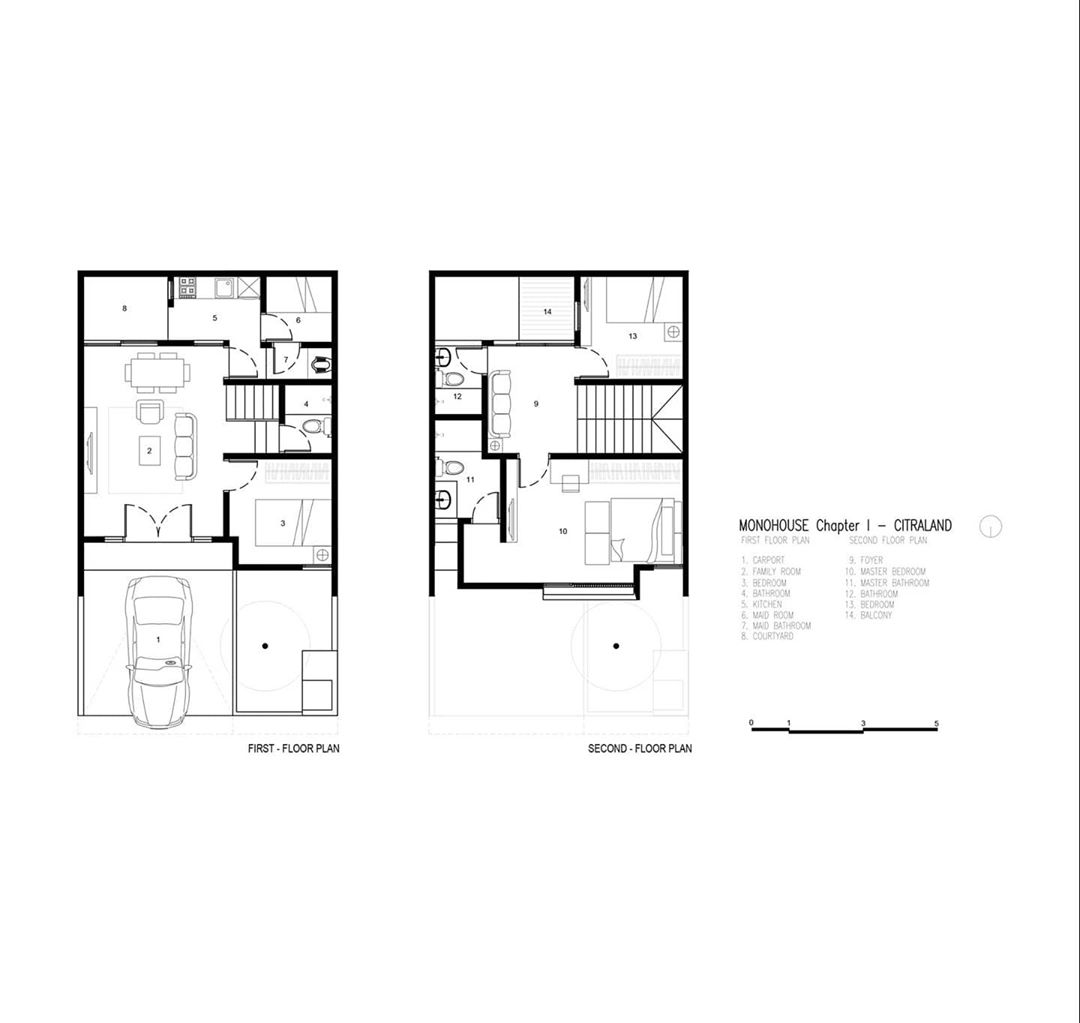 Denah Model Rumah Minimalis 2 Lantai Terbaru