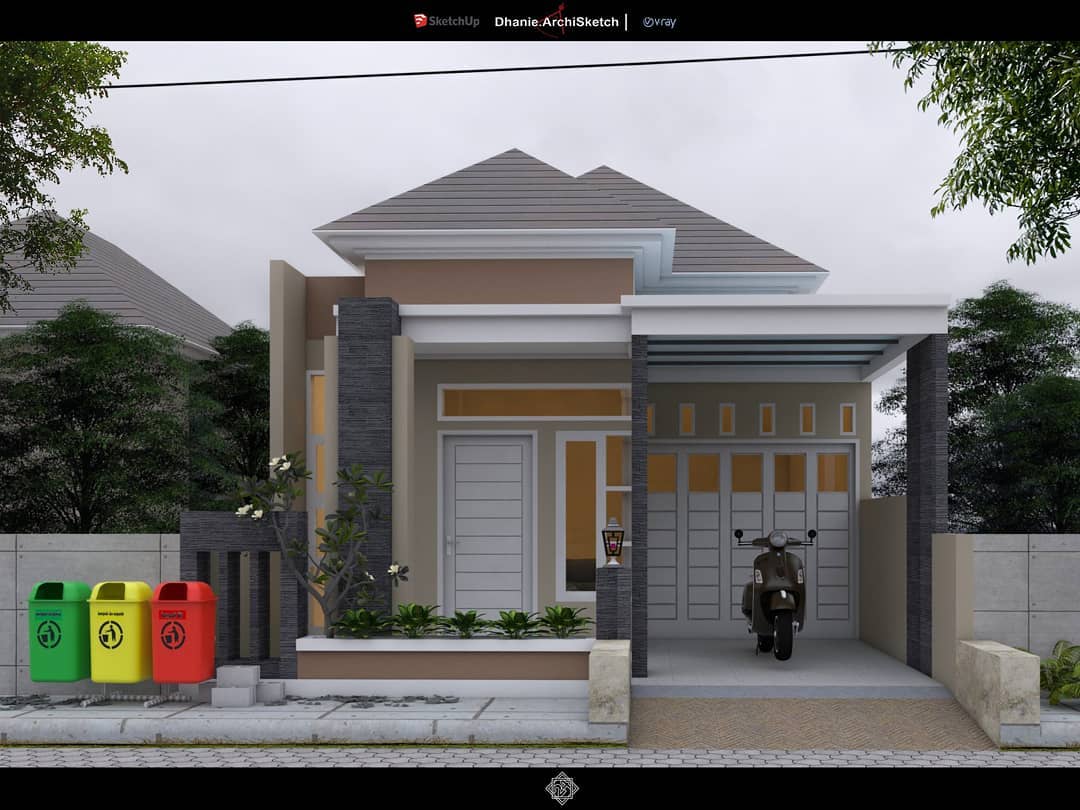 Gambar Model Rumah Minimalis Sederhana 1 Lantai