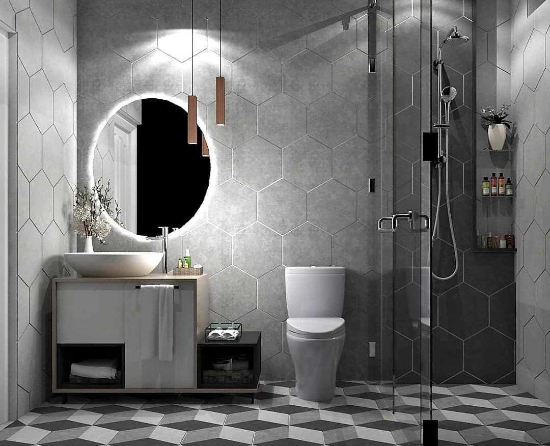 Model Kamar Mandi Minimalis Modern Terbaru 2x3